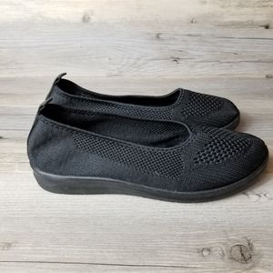 Musshoe Knit Rounded Toe Loafers